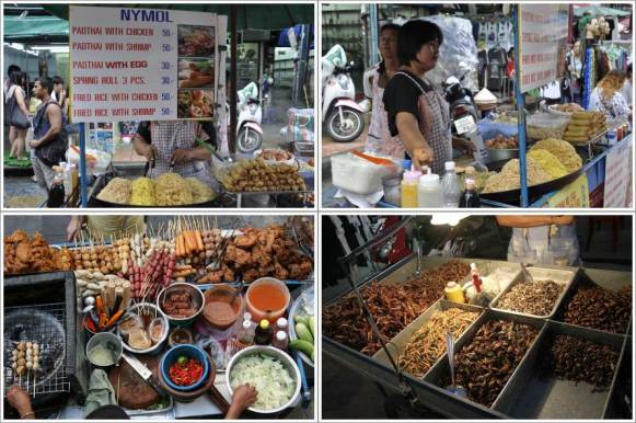 Penjual Pad Thai dan Fried Rice Terenak di Khaosan (Atas), Food Street & Extreme Food di Khaosan