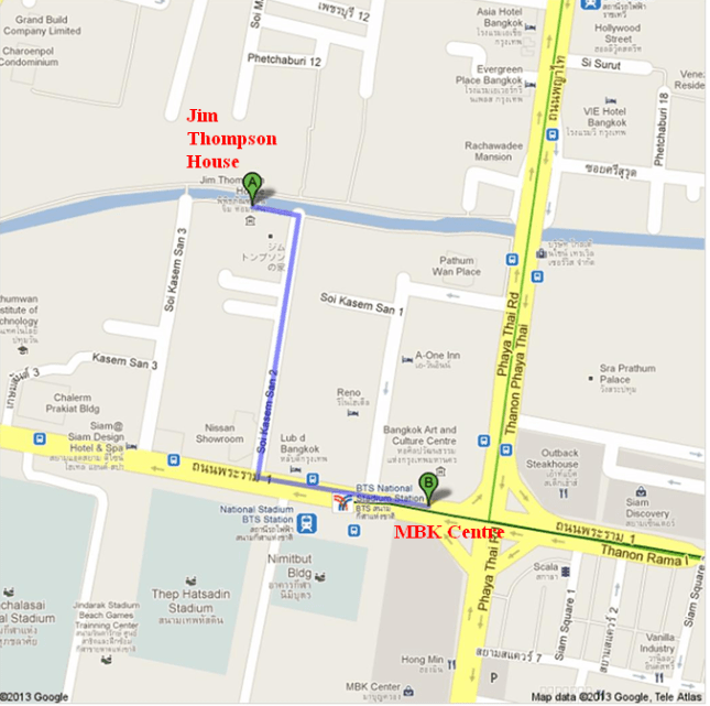 Rute Jalan Kaki MBK