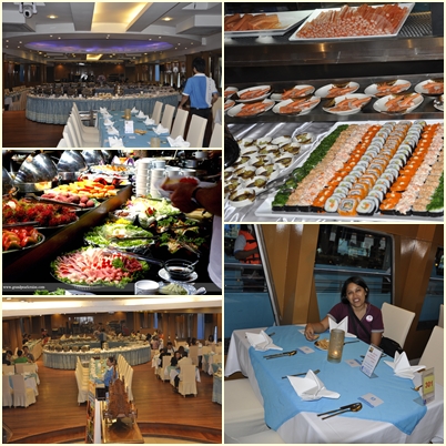 Bagian Dalam Kapal Riverside Bangkok Dinner Cruise