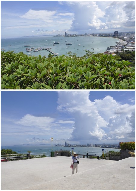 Pemandangan dari Pattaya View Point, Kelihatan Banget Kan Panasnya?