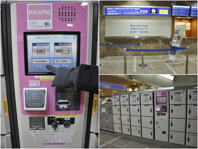 Kantor Odakyu dan Luggage Storage Di depannya