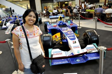 Display mobil-mobil Formula 1 di Pavilliun KL