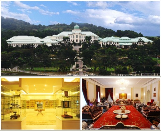 Bagian luar Seri Perdana Complex (atas), Banquet Block (kiri), Protocol Block (kanan) Photo by : seriperdana.gov.my