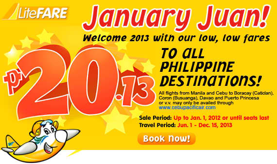 Contoh Promo dari Cebu Pasific