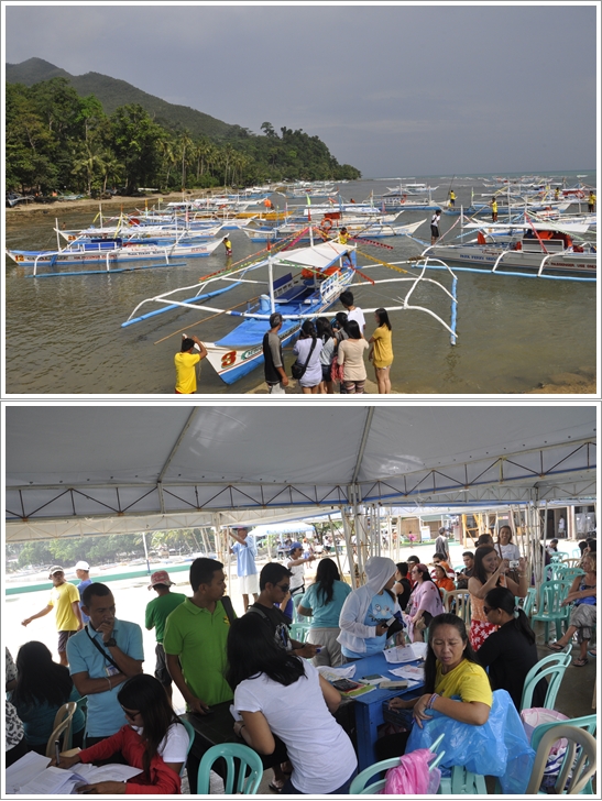 Sabang Wharf dan suasana antriannya