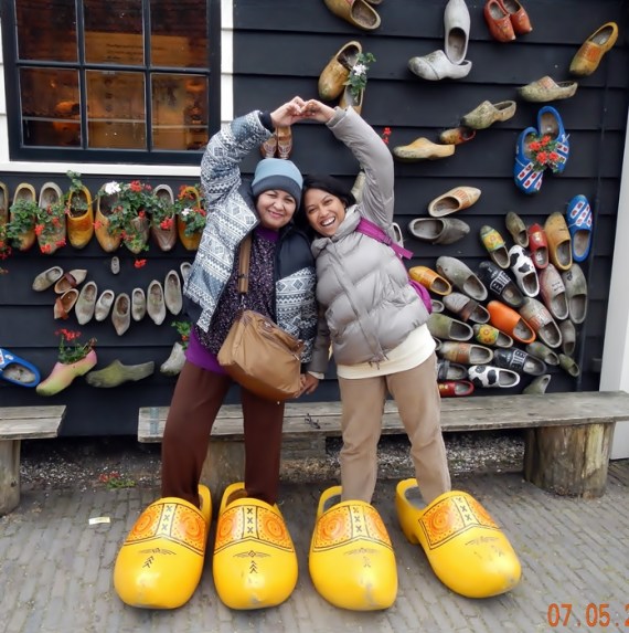 Saya dan Ibu di Zaanse Schans