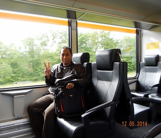 Bagian Dalam Kereta Kelas I dalam Jaringan Eurail Pass