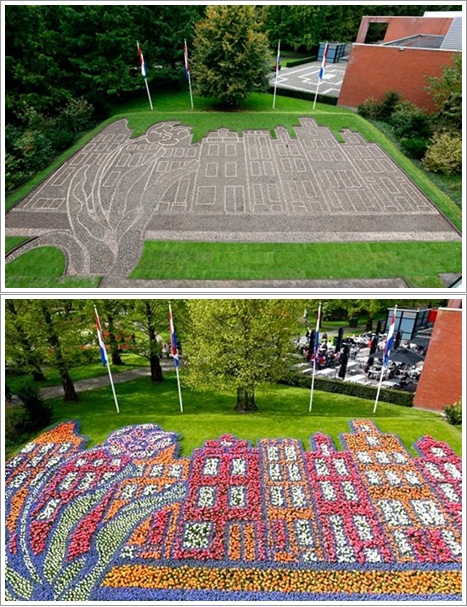 The 2014 Keukenhof Flower Mosaic shows (Photo By : hollands.com)