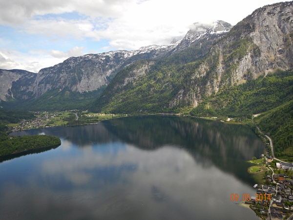 Pemandangan dari atas platform