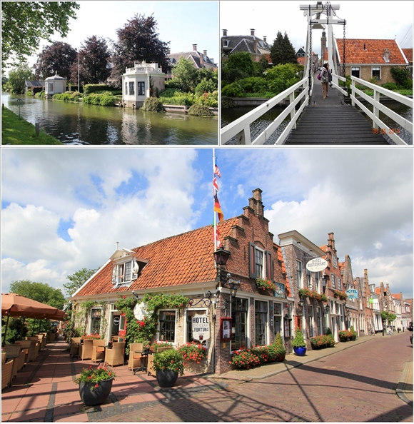 Schem (atas) dan Hotel De Fortuna (bawah). Photo by : fortuna-edam.nl & koleksi pribadi)