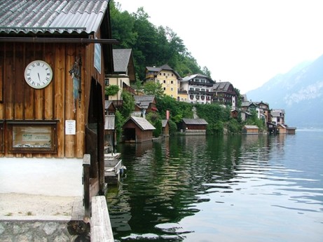 Garasi kapal di Hallstatt