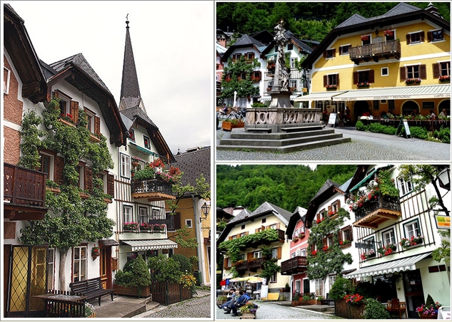 Marktplatz dan beberapa sudut kota Hallstatt