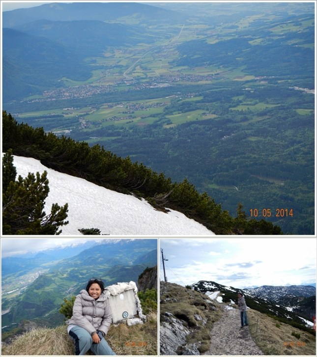 Pemandanga menuju puncak dan jalur hikingnya