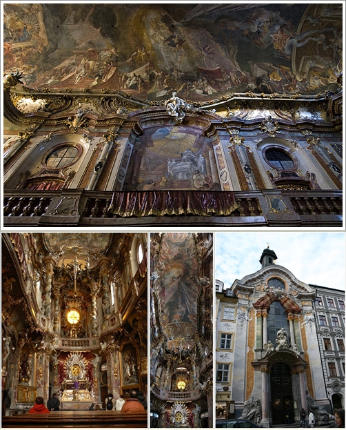 Bagian Luar dan Dalam St. Johann Nepomuk Church (Photo by : bigboytravel.com)