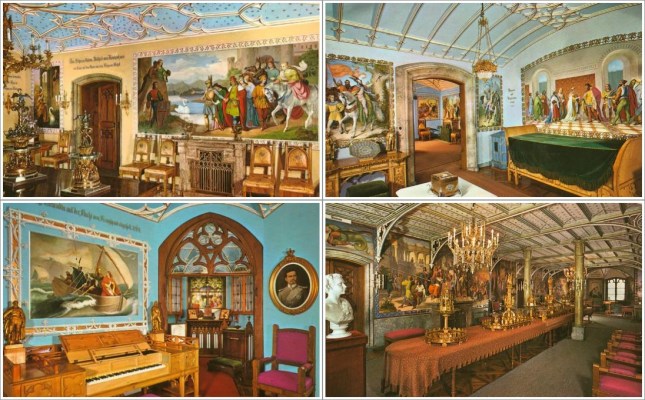 Bagian dalam kastil Hohenschwangau (Photo by : trond62)