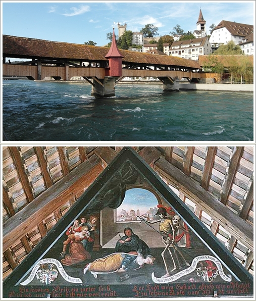 Spreuer Bridge dan lukisan di dalamnya