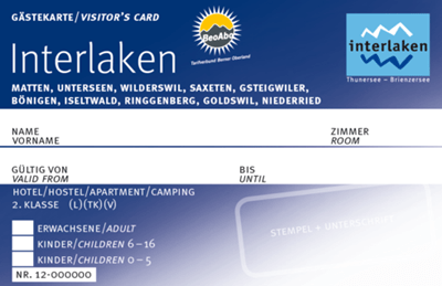 Guest Card Interlaken