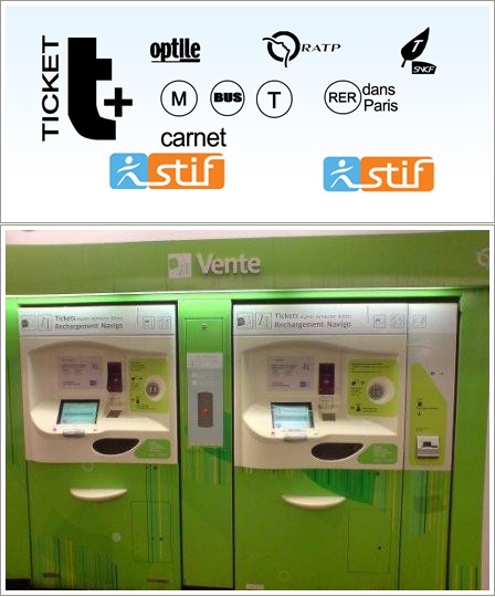 Ticket t+(atas) dan Vending Machinenya (bawah) 