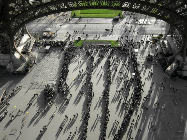 Antriannya dilihat dari atas (Photo by : pdxcyclst.files.wordpress.com)